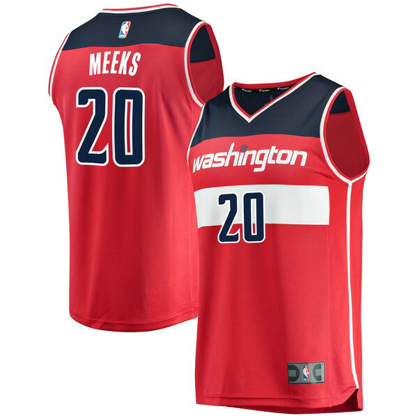 Maillot nba Washington Wizards Icon Edition Homme Jodie Meeks 20 Rouge